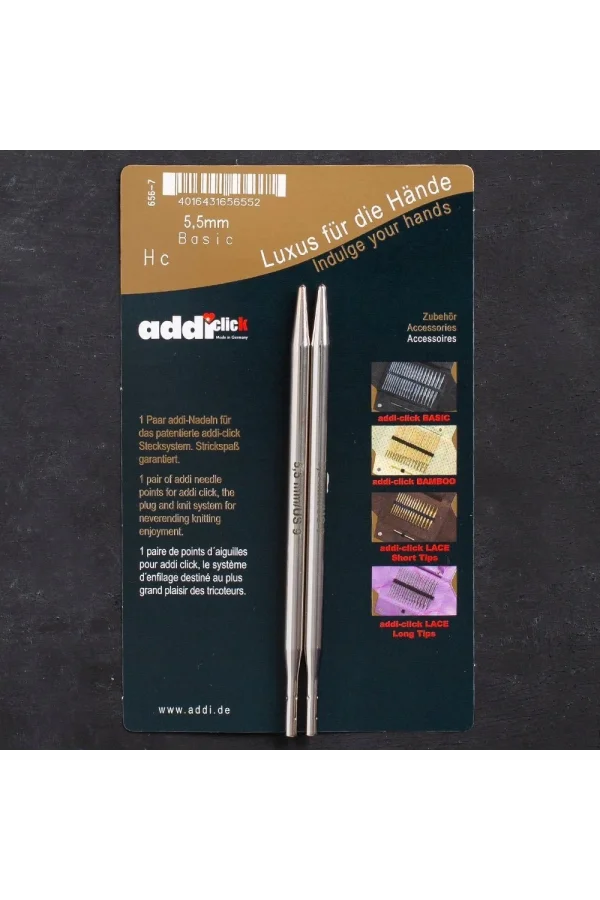 Addi Click Basic 5,5mm Misinalı Şiş Ucu - 656-2