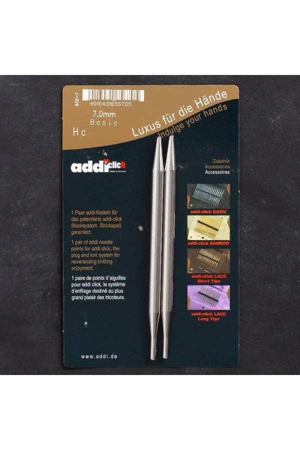 Addi Click Basic 7mm Misinalı Şiş Ucu - 656-2