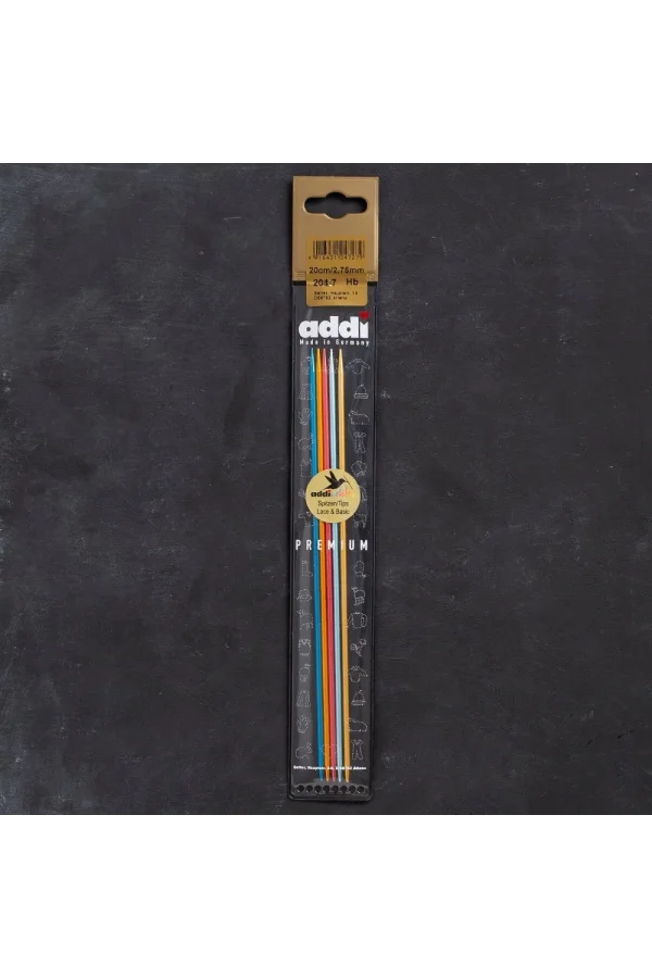 Addi Colibri 2,75mm 20cm Renkli Çorap Şişi - 204-7