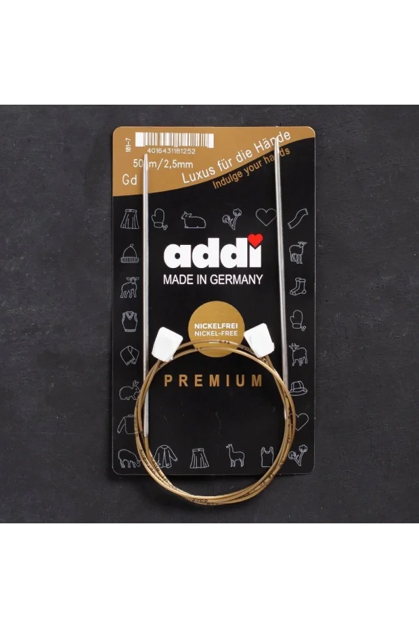 Addi Flexi-Bel 2,5mm 50cm Esnek Örgü Şişi - 181-7