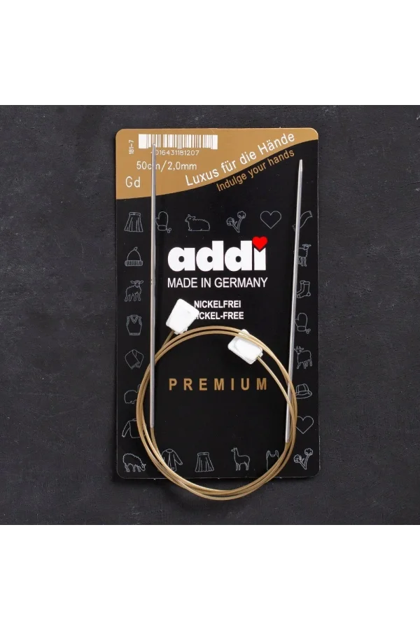 Addi Flexi-Bel 2mm 50cm Esnek Örgü Şişi - 181-7