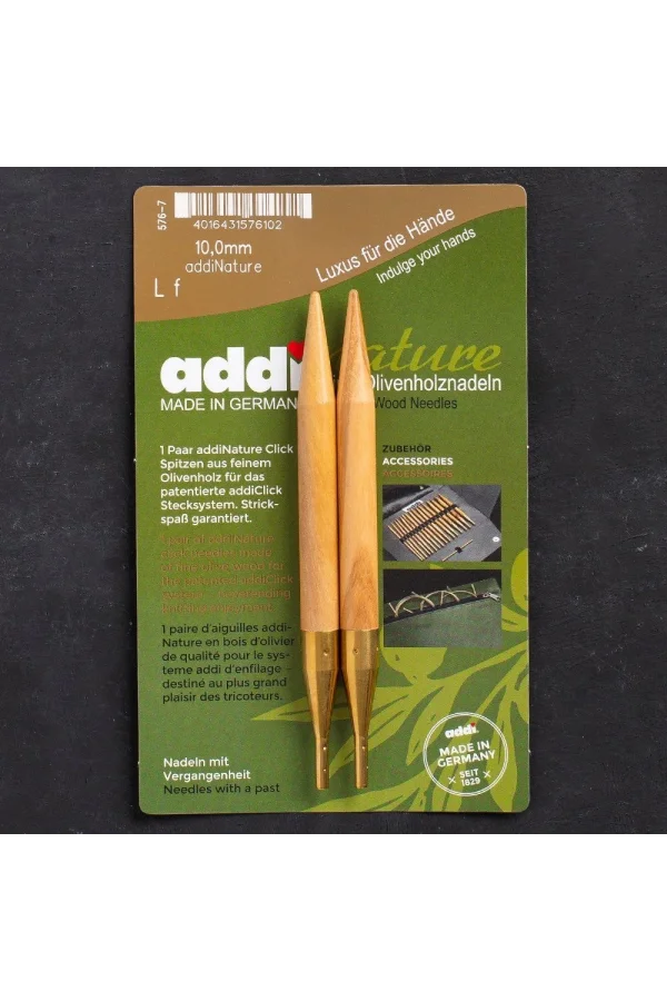 Addi Nature Olive Wood Click 10mm 13cm Misinalı Şi