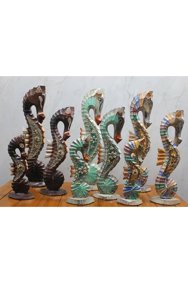 Ahşap 3lü Denizatı Kumlu