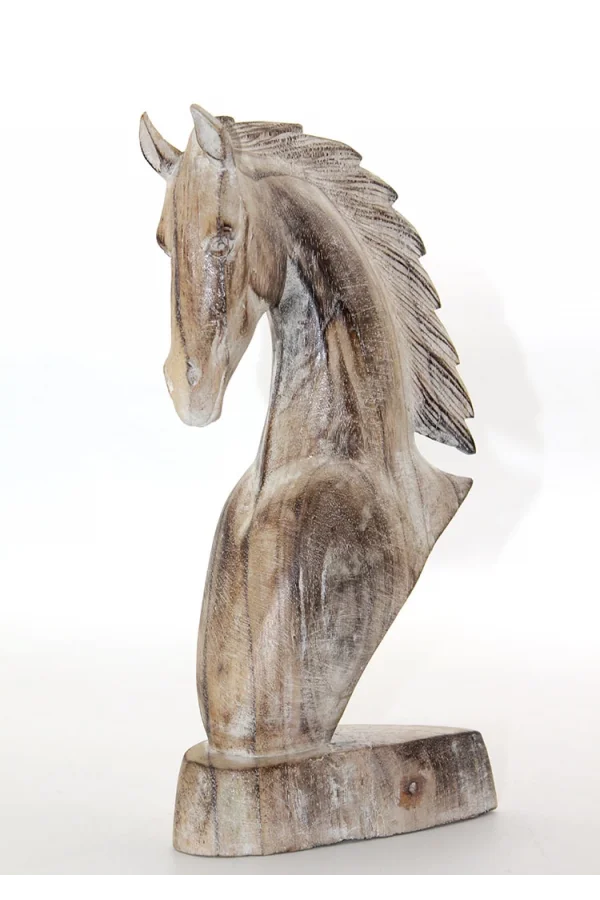 Ahşap At Büstü 30 cm