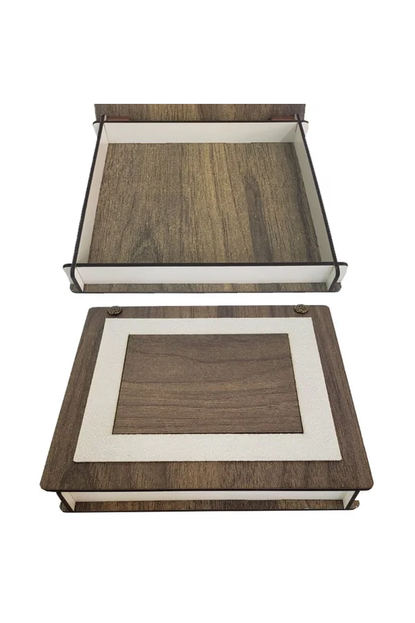 Ahşap Derili Hediye Kutusu