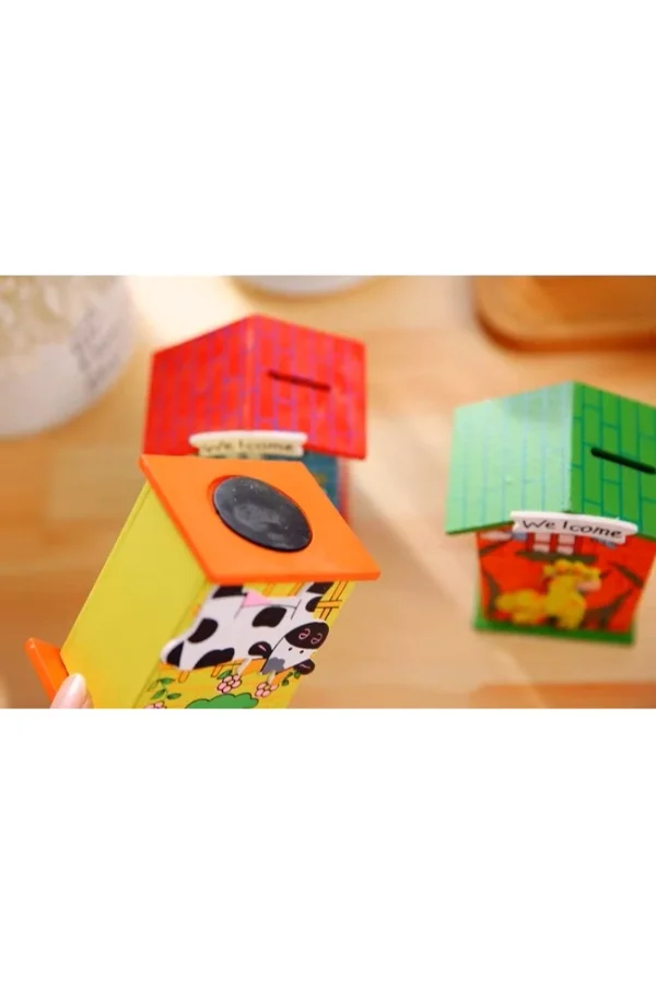 Ahşap Ev Tasarımlı Kumbara