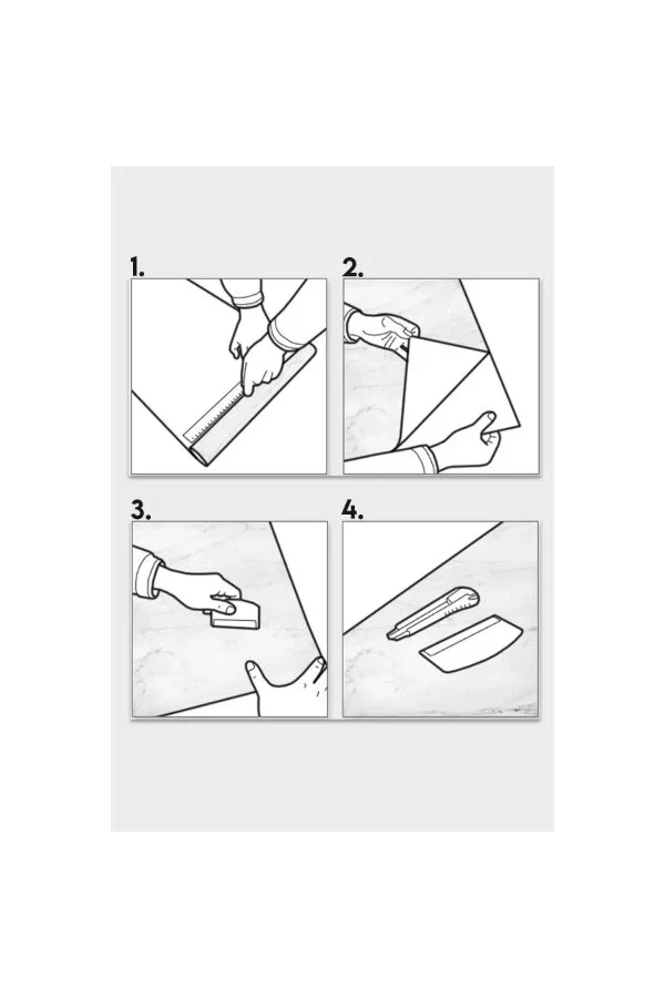 Ahşap Görünümlü Kendinden Yapışkanlı Kaplama Folyosu 5 Metre