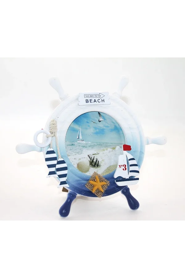 Ahşap Marin Dümenli Çerçeve Model 1