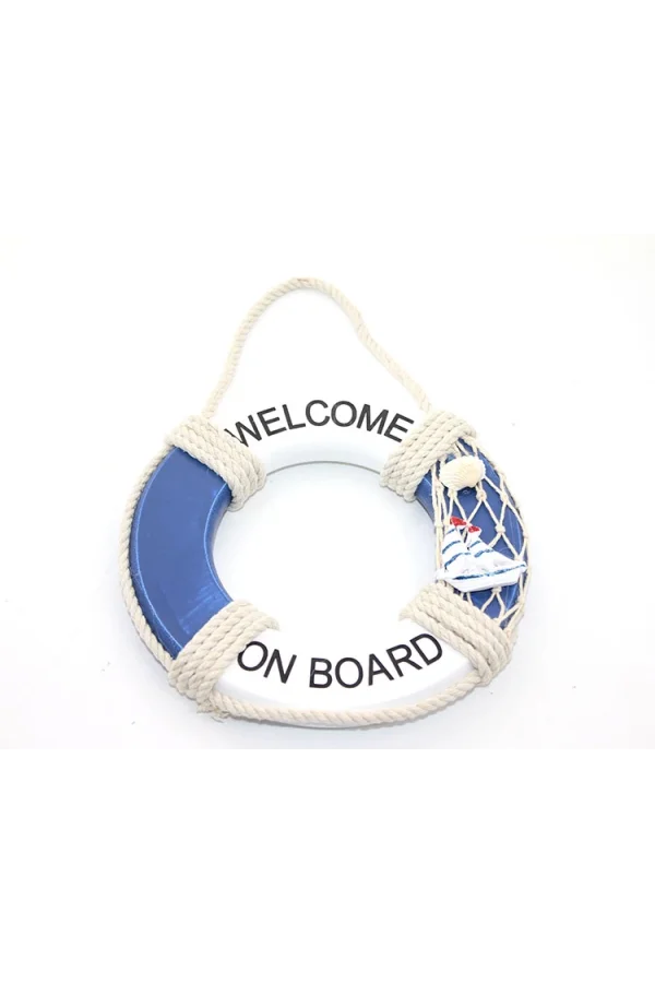 Ahşap Marin Duvara Asmalı Simit Model 1