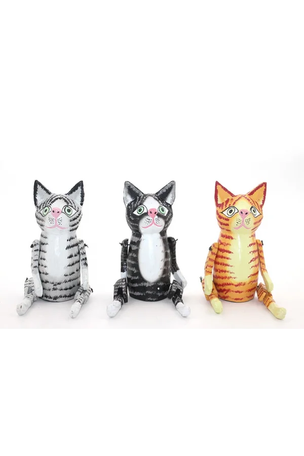 Ahşap Sallanan Kedi