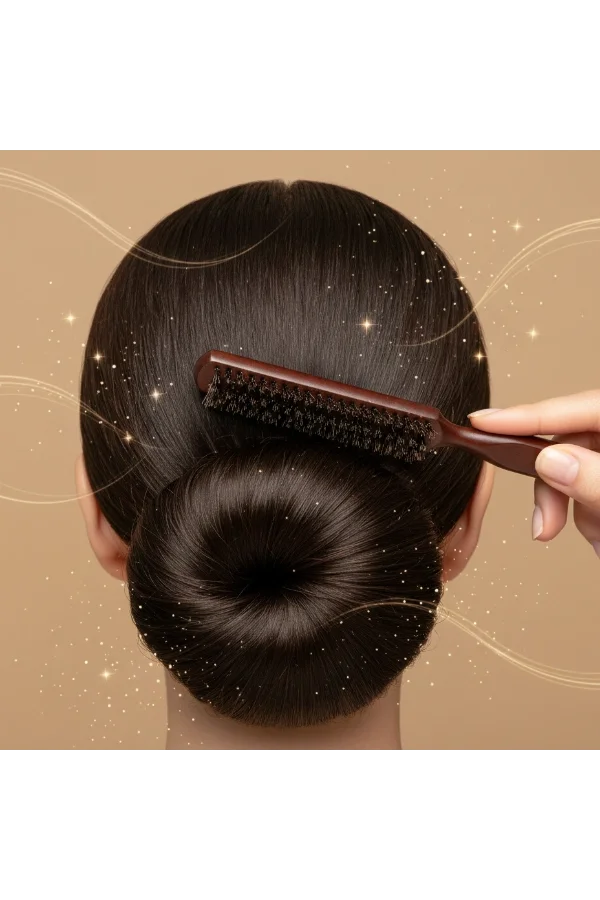 Ahşap Saplı Topuz Tarağı