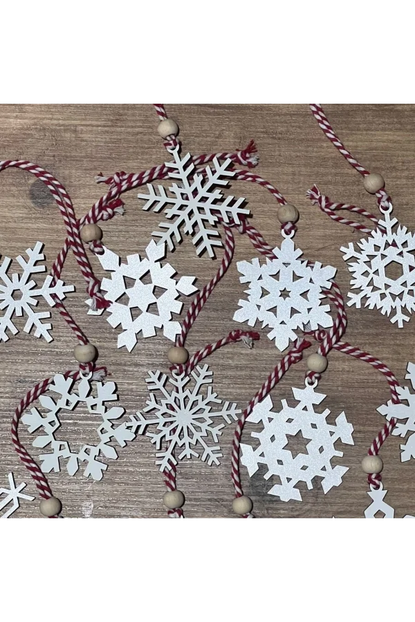 Ahşap Yılbaşı Ağaç Süsü-BY15