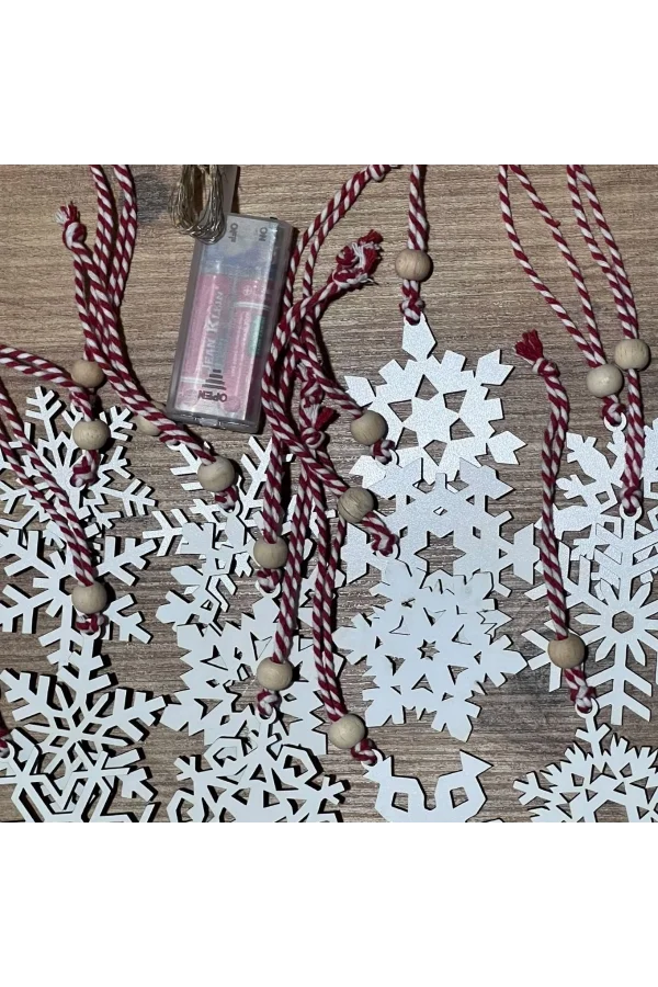 Ahşap Yılbaşı Ağaç Süsü-BY15