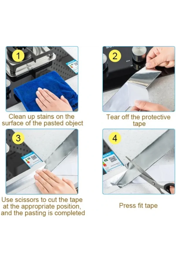 Alüminyum Su Sızdırmaz Yanmaz Bant