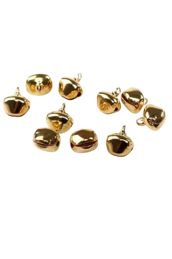 Amigurimi Mini Çan Altın Renk Çan 5li