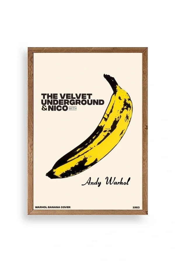 Andy Warhol Ahşap Çerçeveli Tablo