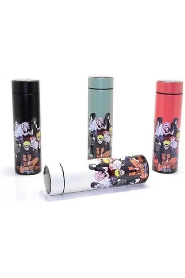 Anime Baskılı Dijital Göstergeli Termos 500 ml Model 2