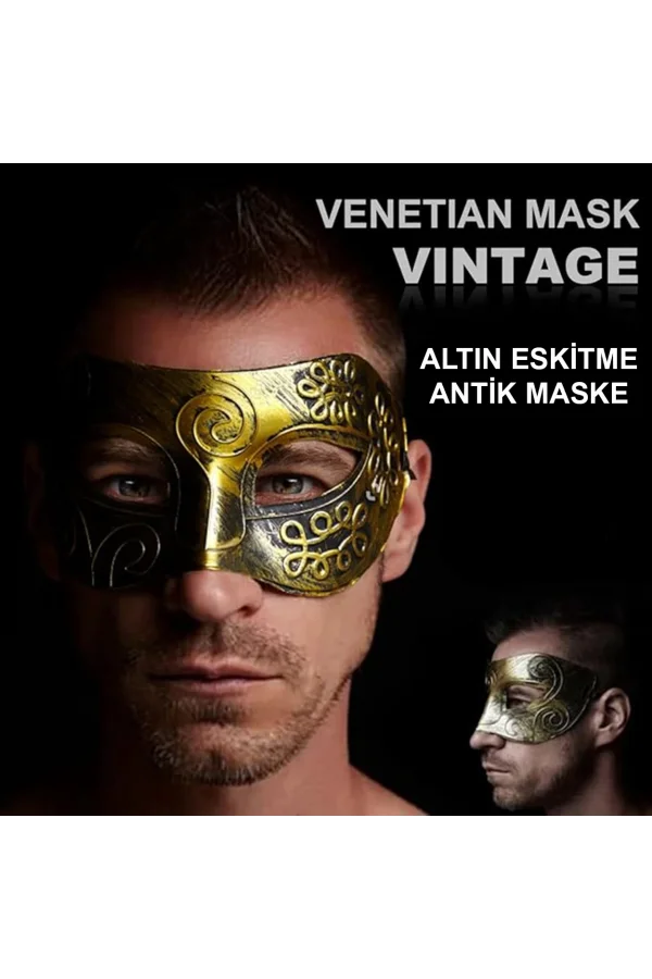 Antik Tarz Balo Maskesi