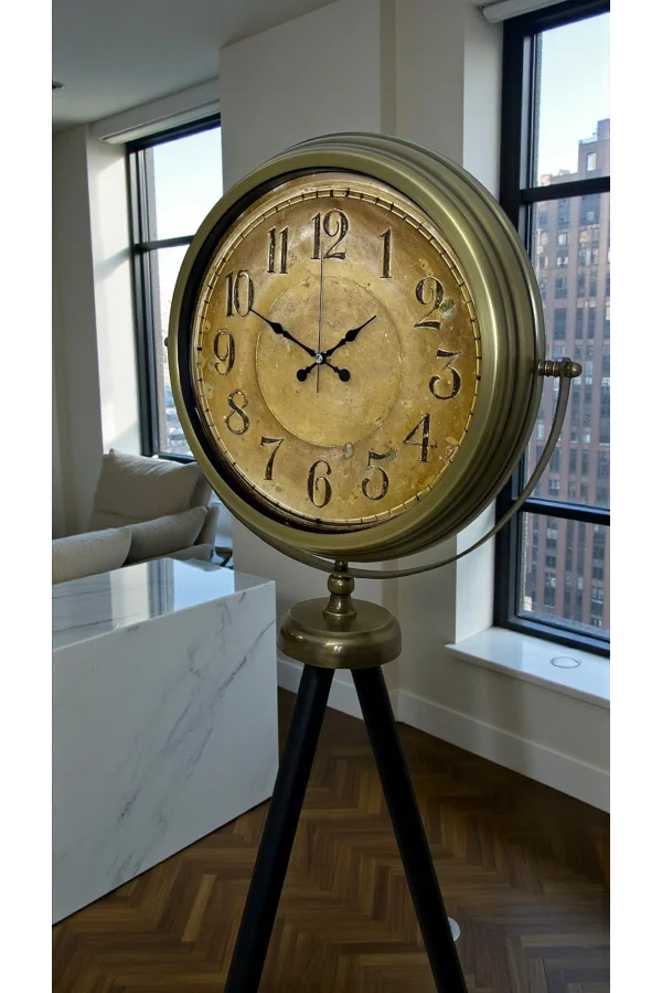 Antique Heritage Eskitme Tripod Ayaklı Saat