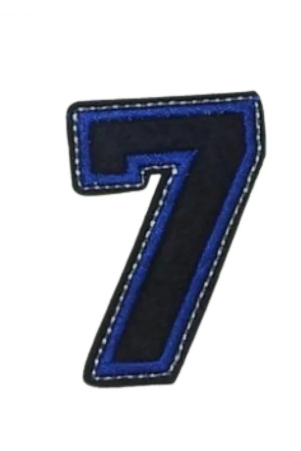 Aplike Ütü İle Yapışan 7  Rakamı  Arma 2x5 cm