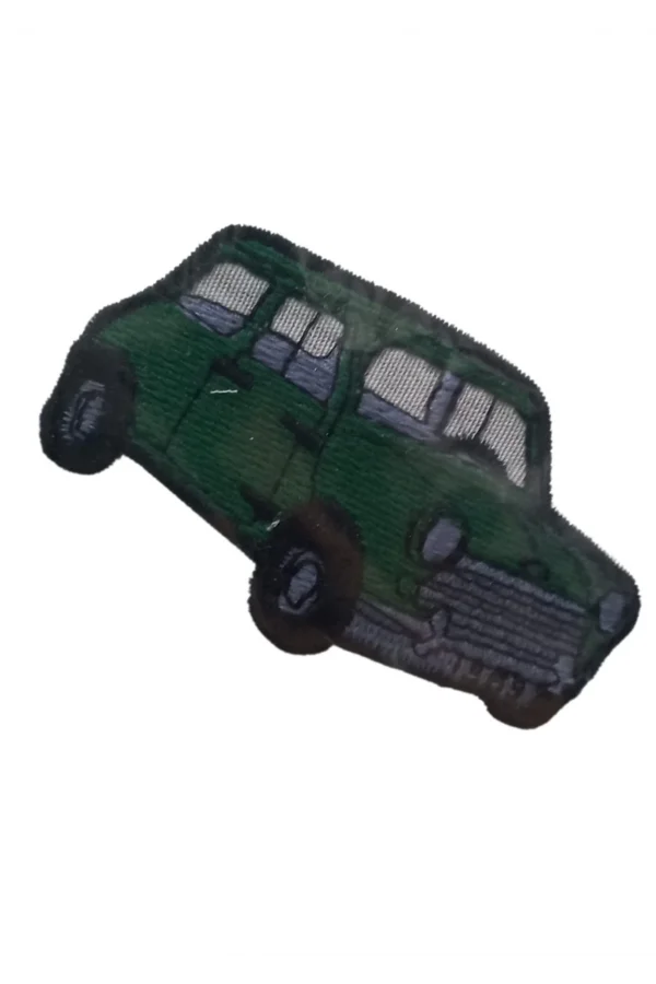 Aplike Ütü İle Yapışan Araba Yeşil 1969 Arma 3x4 cm