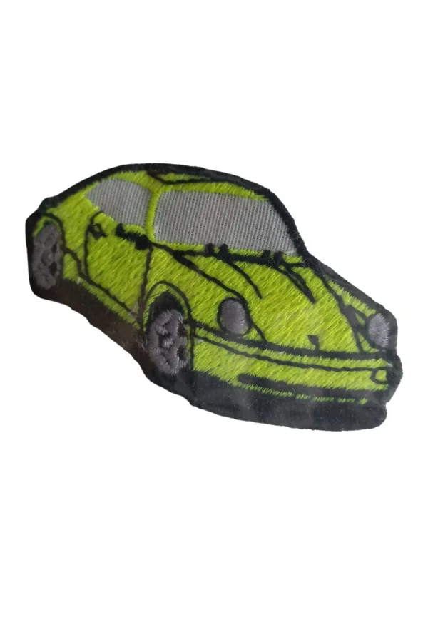 Aplike Ütü İle Yapışan Araba Yeşil Arma 3x4 cm