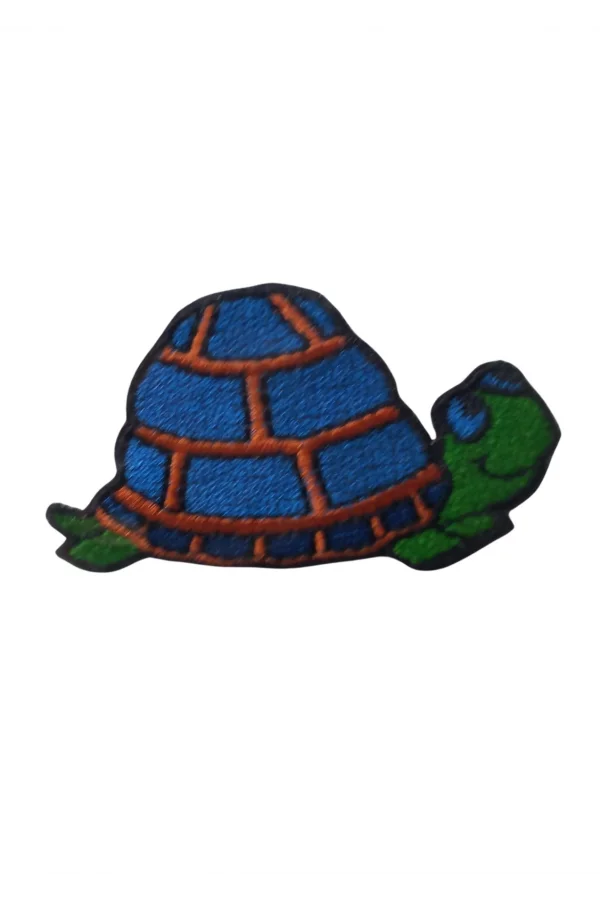 Aplike Ütü İle Yapışan Kaplumbağa Arma 4x3 cm