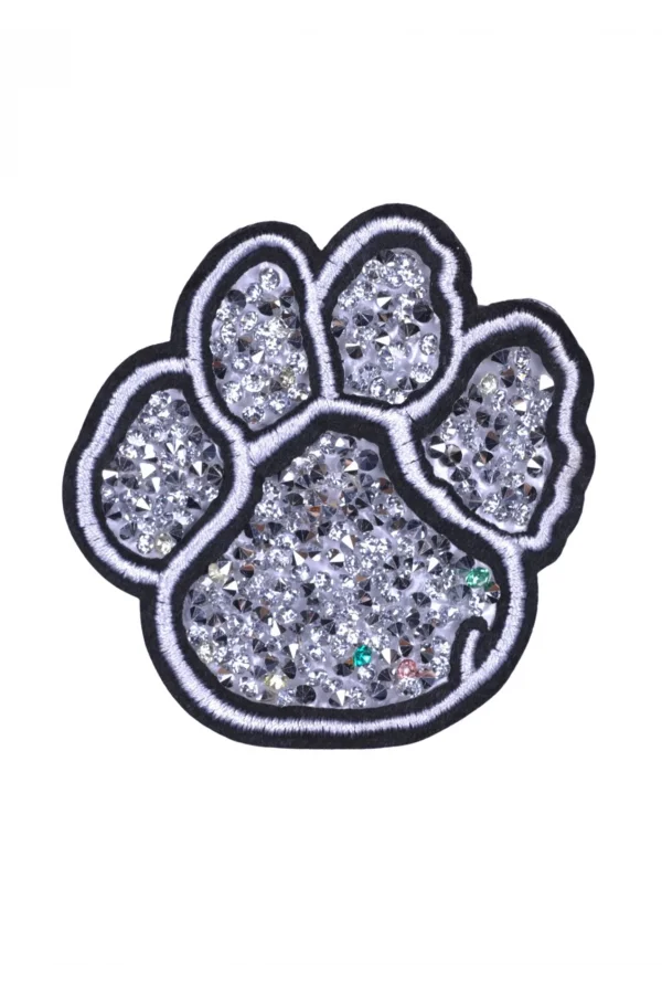 Aplike Ütü İle Yapışan Taşlı Pati Arma 5 cm