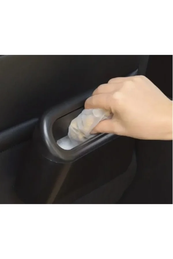 Araba Çöp Kutusu Kapaklı Organize Siyah Renk