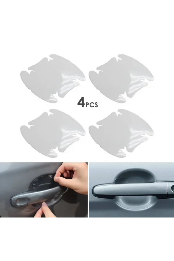 Araba Kapı Kolu Koruyucu Film (4lü Set)