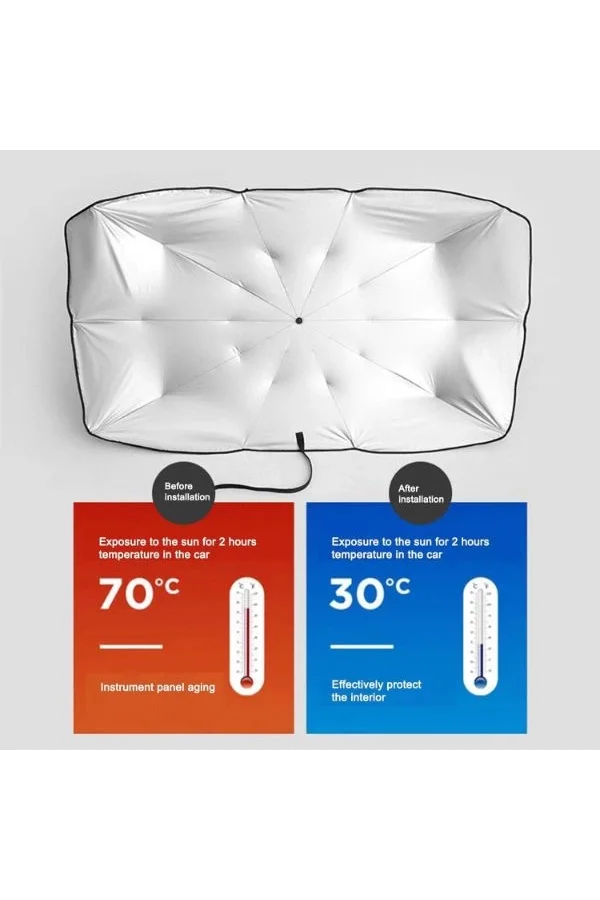Araba Ön Cam Güneşlik Şemsiye