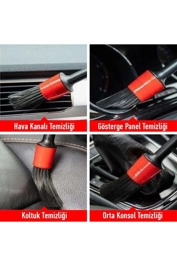Araç Detay Temizlik Fırçası Seti