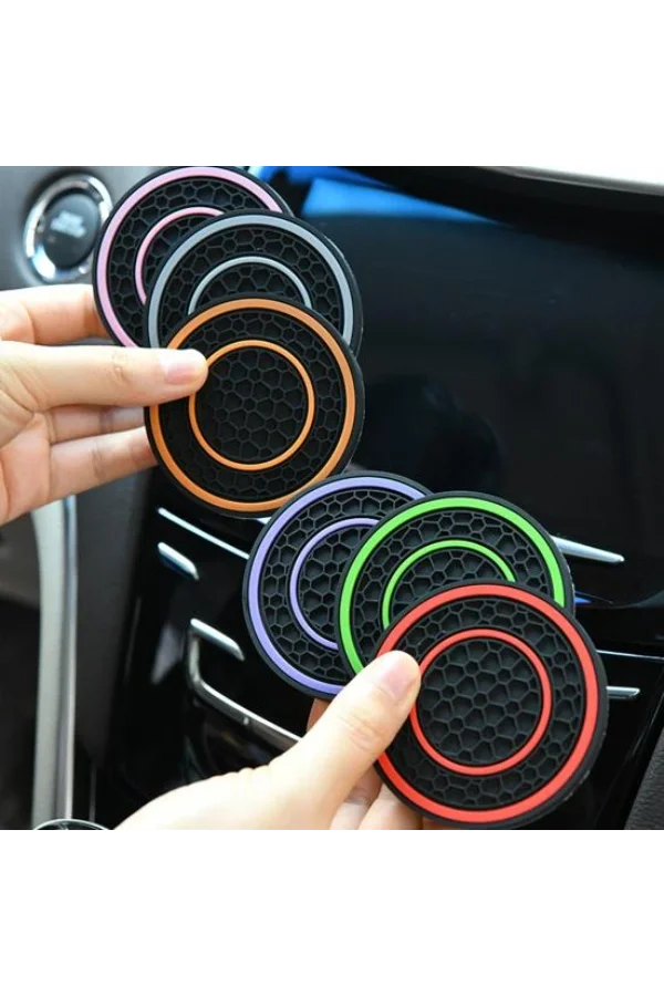 Araç İçi Bardak Tutucu Matları