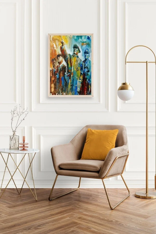 Atatürk Ahşap Çerçeveli Tablo