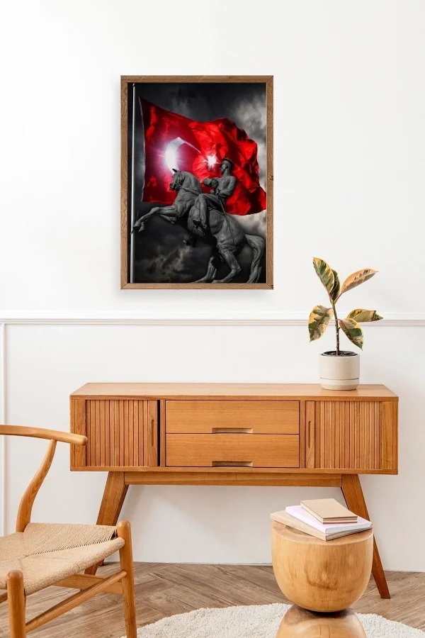 Atatürk Ahşap Çerçeveli Tablo