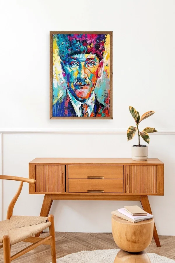 Atatürk Ahşap Çerçeveli Tablo