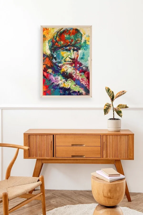 Atatürk Ahşap Çerçeveli Tablo