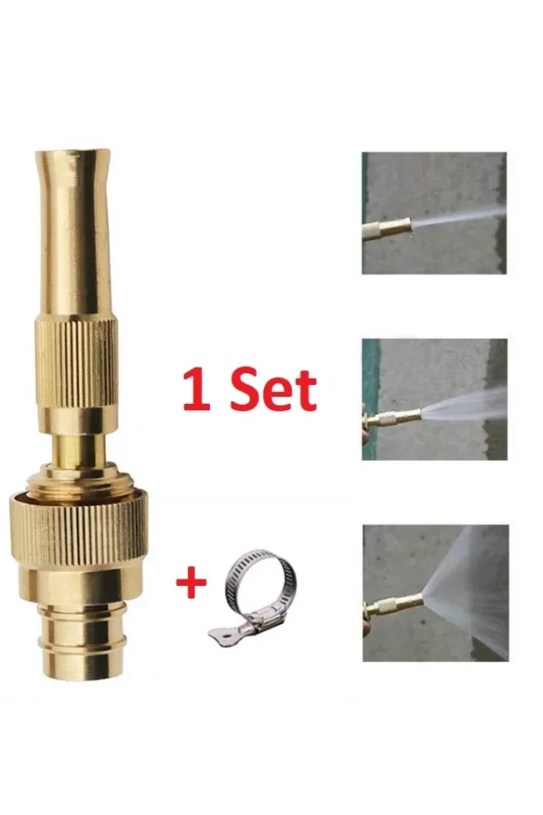 AYARLANABILIR BASINÇLI HORTUM BAŞLIĞI GOLD