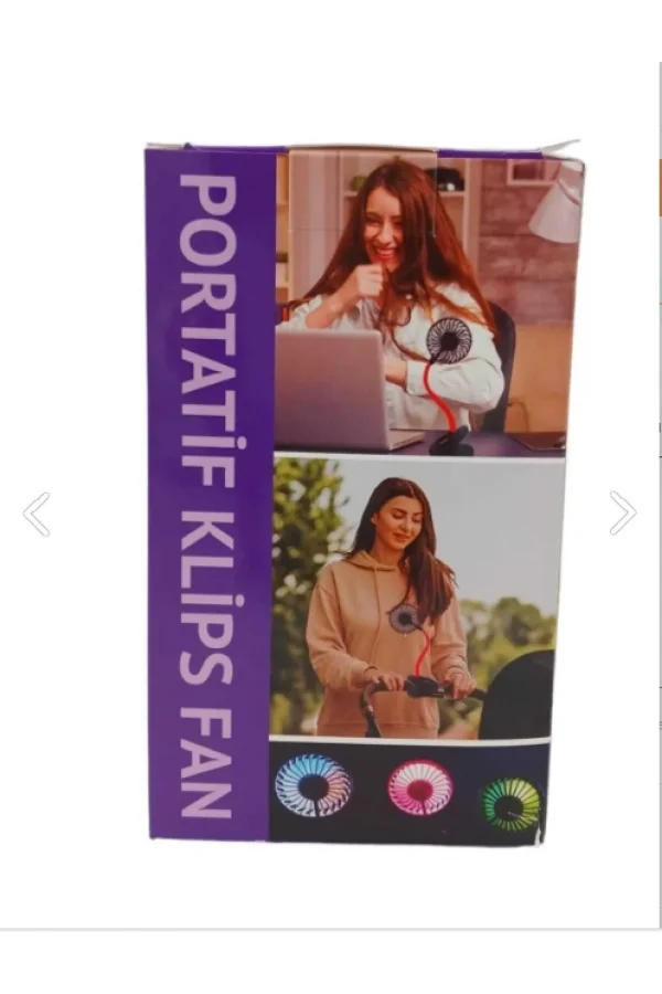 Ayarlanabilir Kıskaçlı Masa Üstü Mini Vantilatör