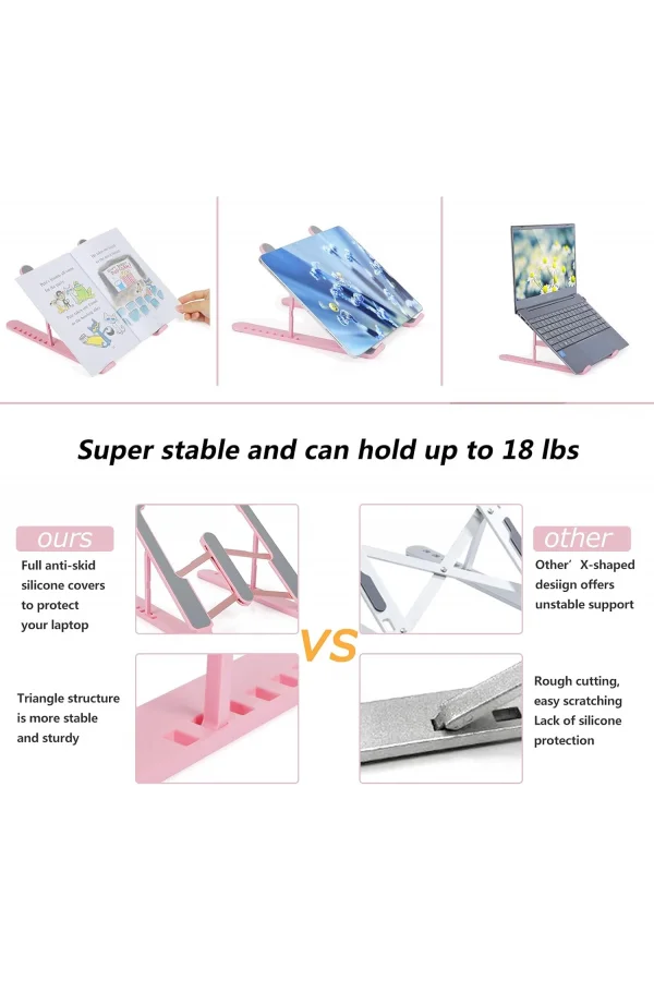 Ayarlanabilir Laptop Standı 7 Kademe