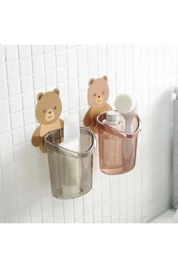 Ayı Figürlü Plastik Organizer