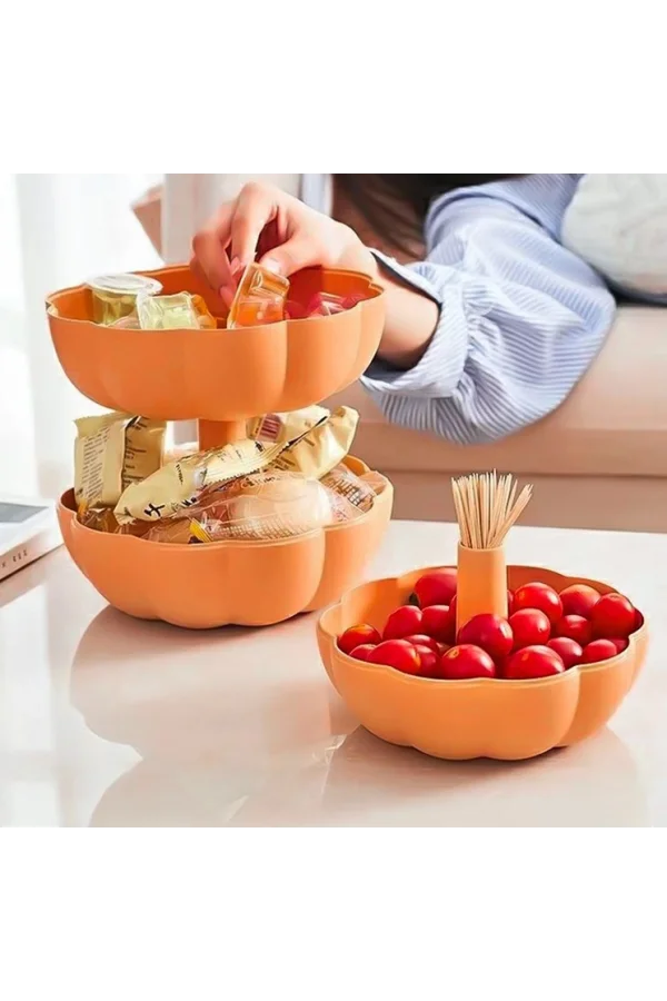 Bal Kabağı Tasarımlı Çerezlik