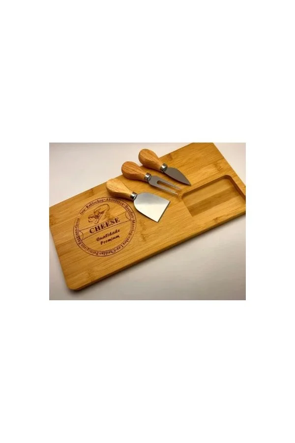 Bambu Peynir Kesme Sunum Tahtası