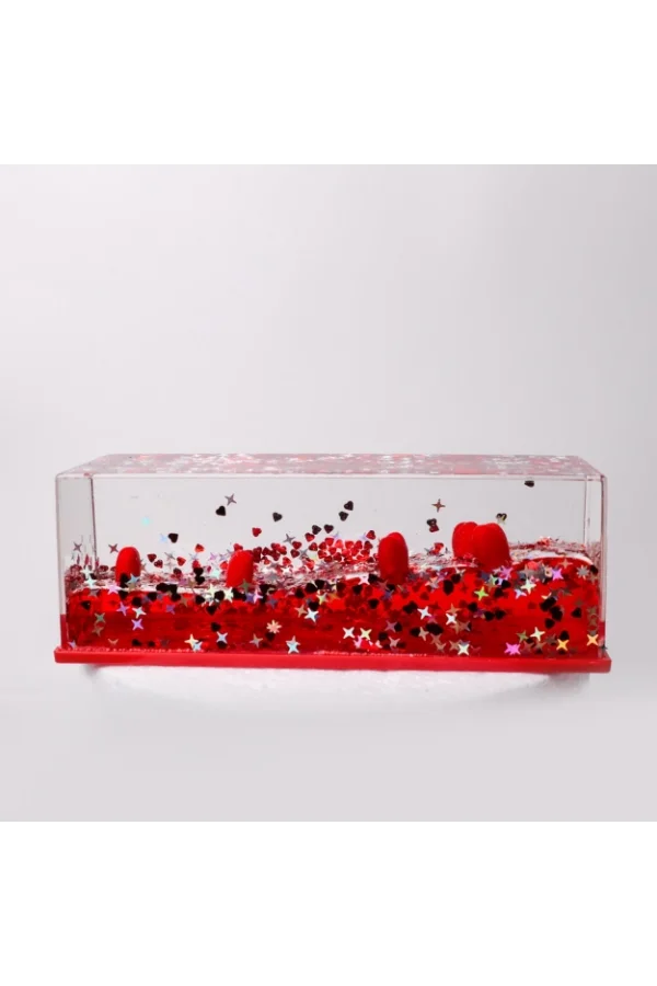 Batmayan Kalpli Güllü Akvaryum Hediyelik