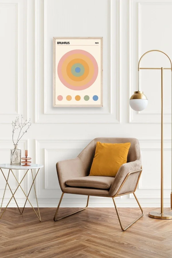 Bauhaus Ahşap Çerçeveli Tablo