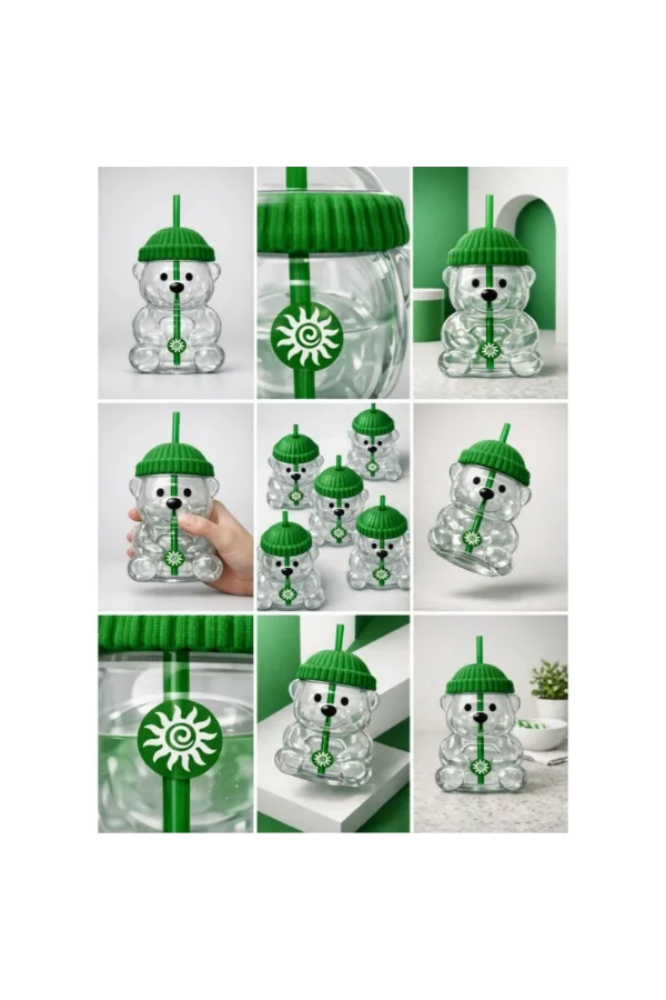 Bearista Plastik Soğuk İçecek Bardağı