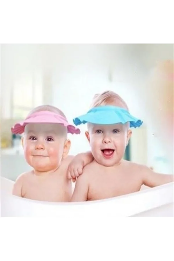 Bebek Banyo Şapkası Pembe