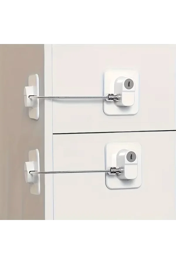 Beyaz Plaka Halatlı Emniyet Kilidi