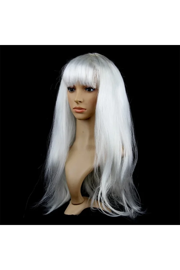 Beyaz Renk Peruk Saç