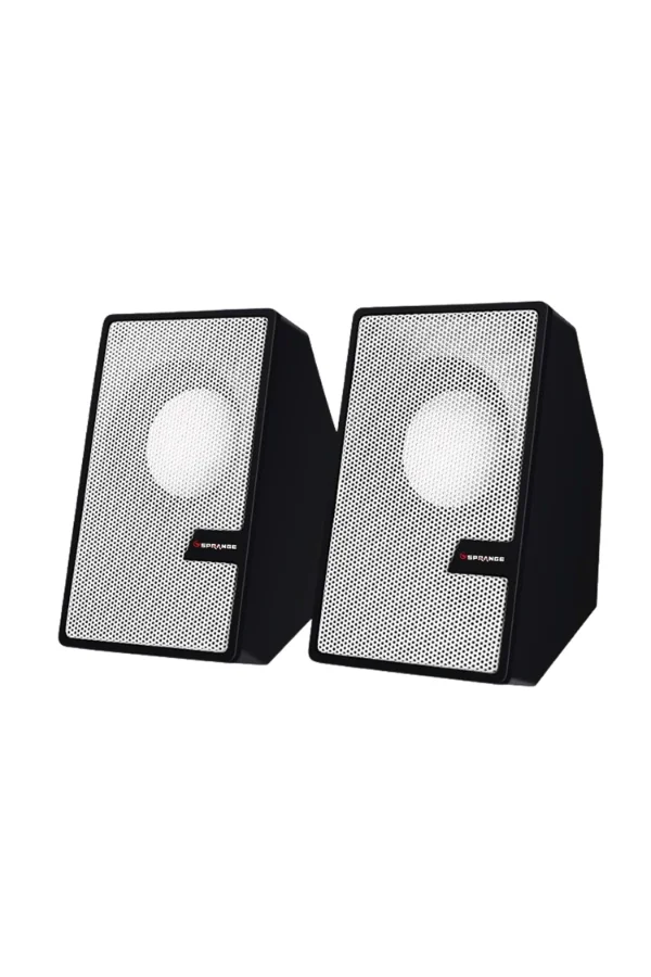 Beyaz USB 2.0 + 3.5mm USB Hoparlör